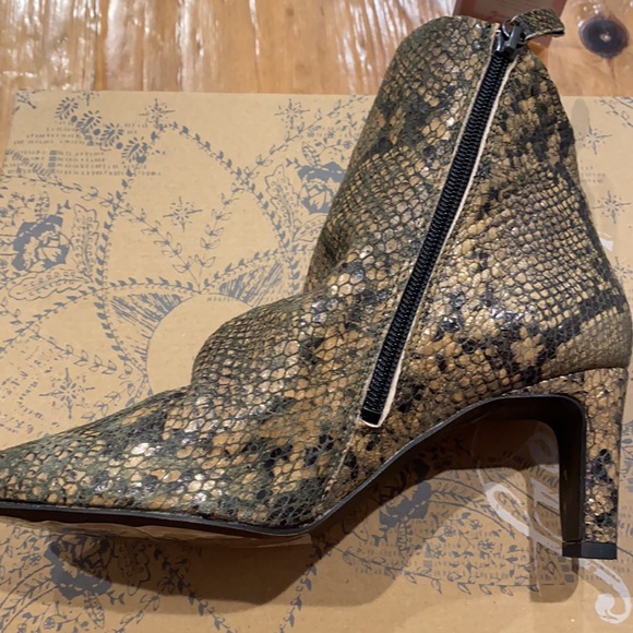 NEW Free People Cybill Snake Boot - Picture 2 of 6